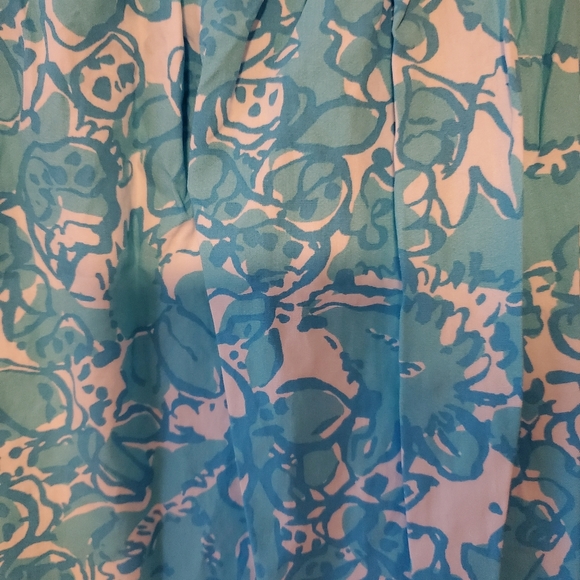 Lilly Pulitzer Ollie Dress Shorely Blue Fox 12 - Picture 4 of 5